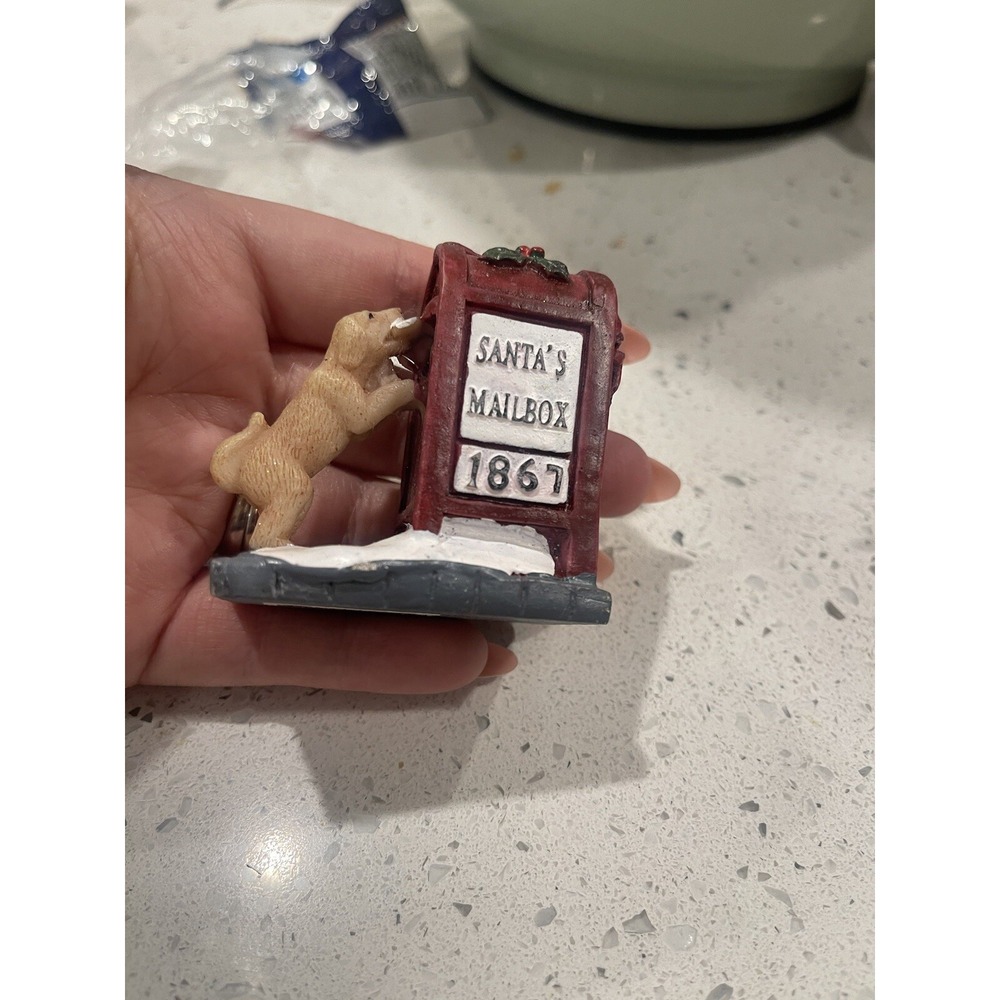 Christmas Puppy Dog Figurine